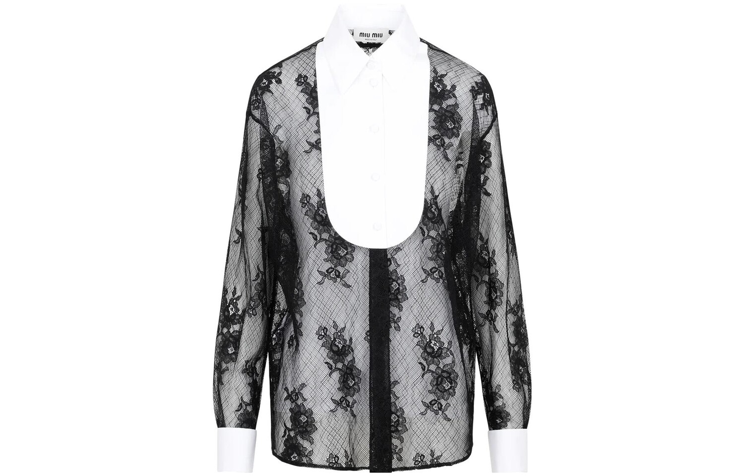 

Рубашка женская черная Miu Miu