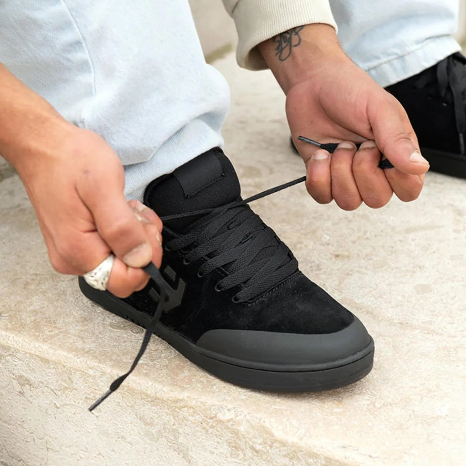 Мужские кроссовки Etnies 4101000261 - обувь для скейтборда, Black — фото 3