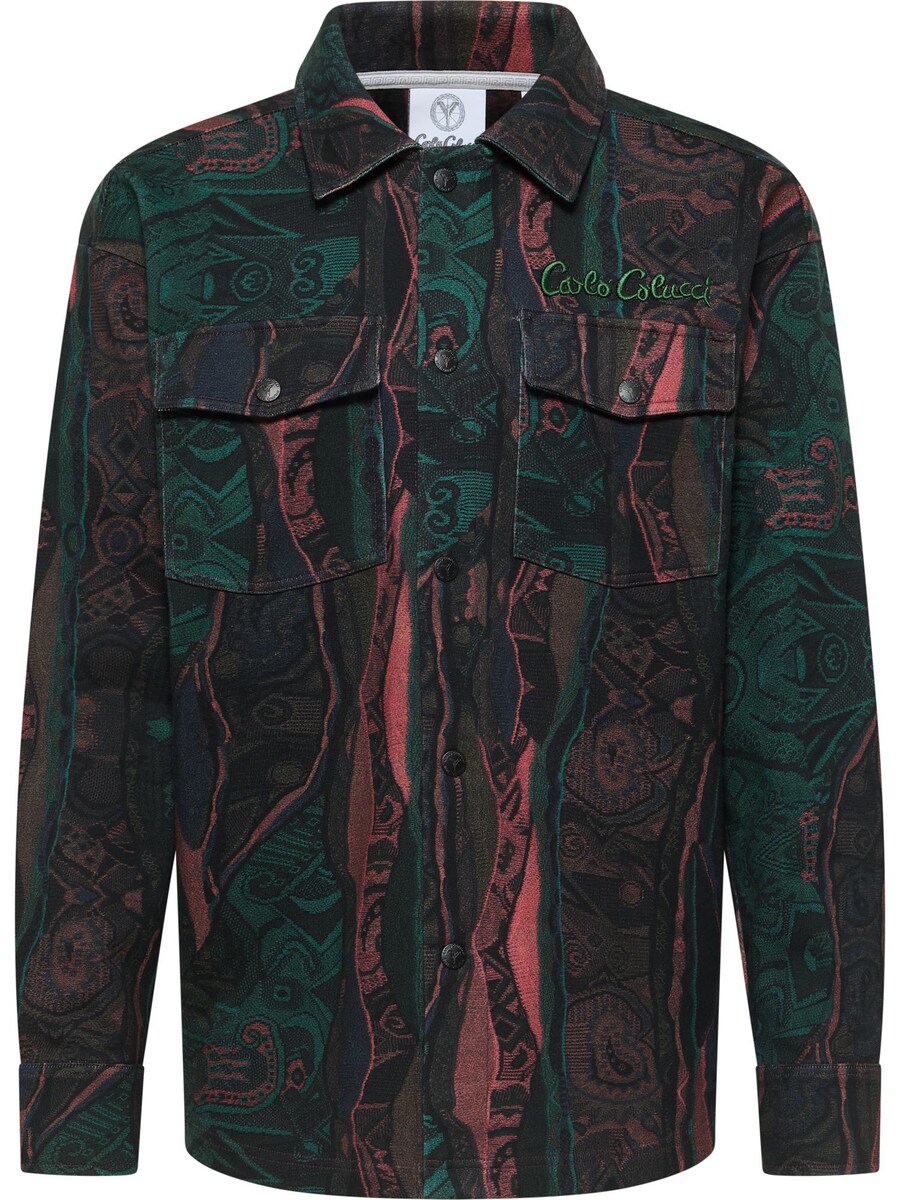 

Рубашка на пуговицах классического кроя Carlo Colucci Esposti, Bordeaux