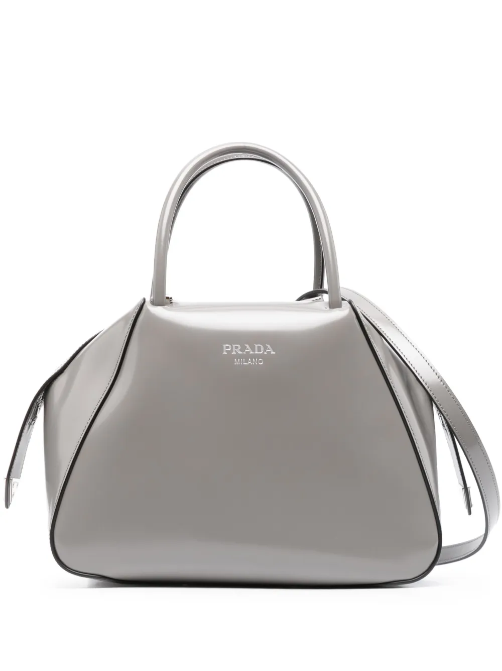 

Маленькая сумка-тоут Supernova Prada, серый