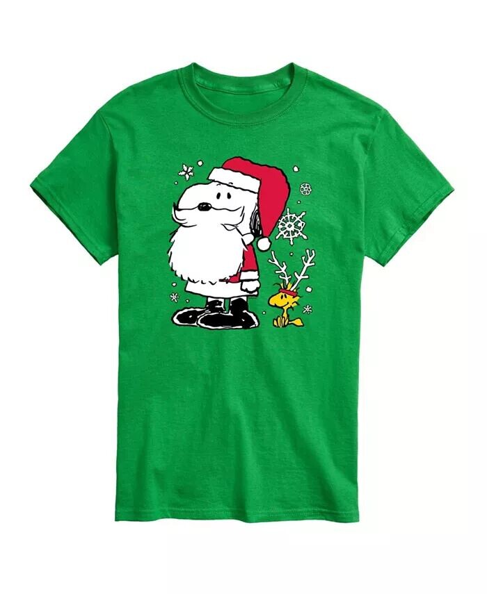 

Мужская футболка с коротким рукавом Peanuts Christmas AIRWAVES, зеленый