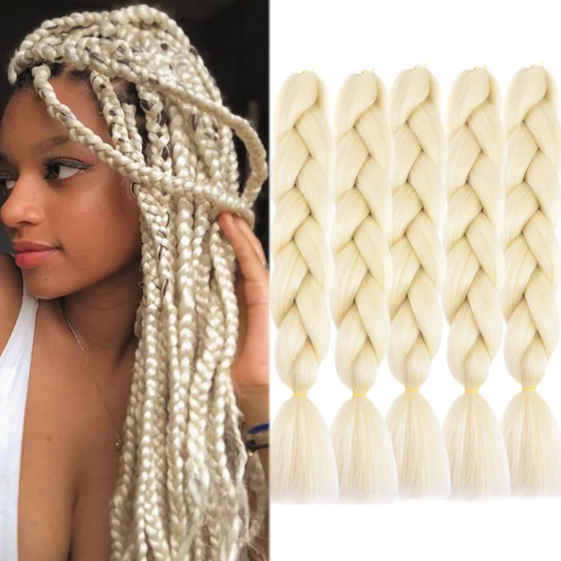 Набор синтетических волос для плетения Jumbo Hair Braids Doren