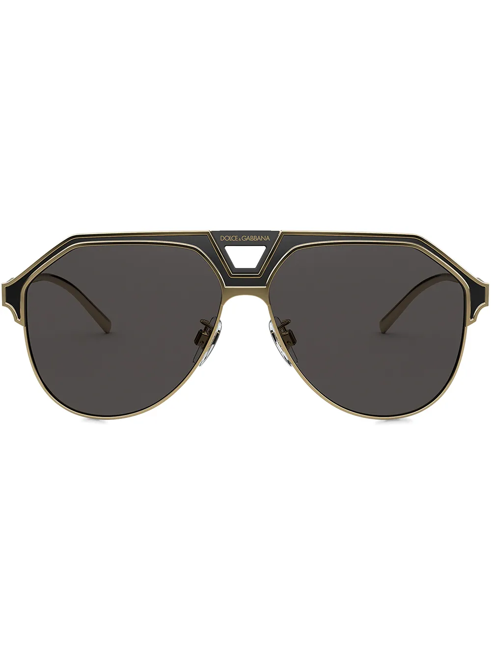 

Солнцезащитные очки-авиаторы Miami Dolce & Gabbana Eyewear, черный