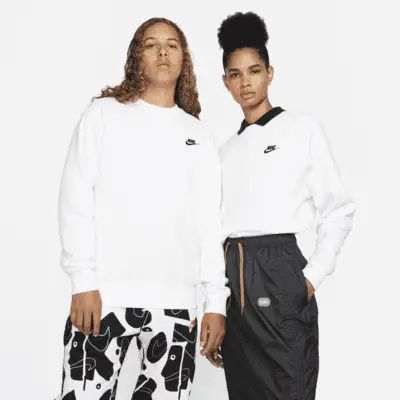 

Футболка Nike Sportswear Club Fleece, белый/черный
