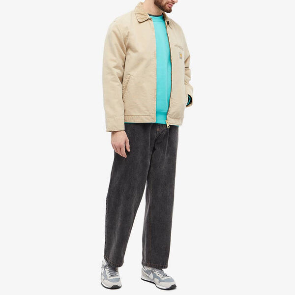 Толстовка Nike NRG Solo Swoosh Crew Sweatshirt Washed teal, цвет washed teal — фото 2