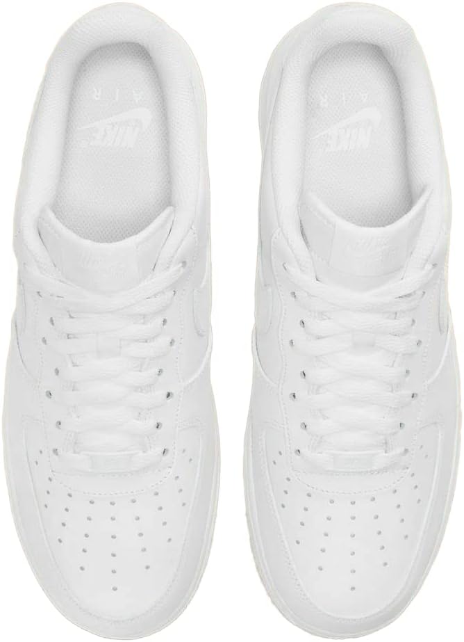 Кроссовки Nike Air Force 1, белый/коричневый/светло-коричневый — фото 4