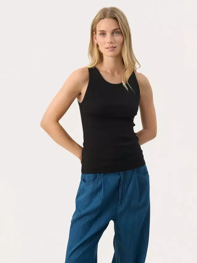 

Топ Part Two Grecias Slim Fit Vest, черный