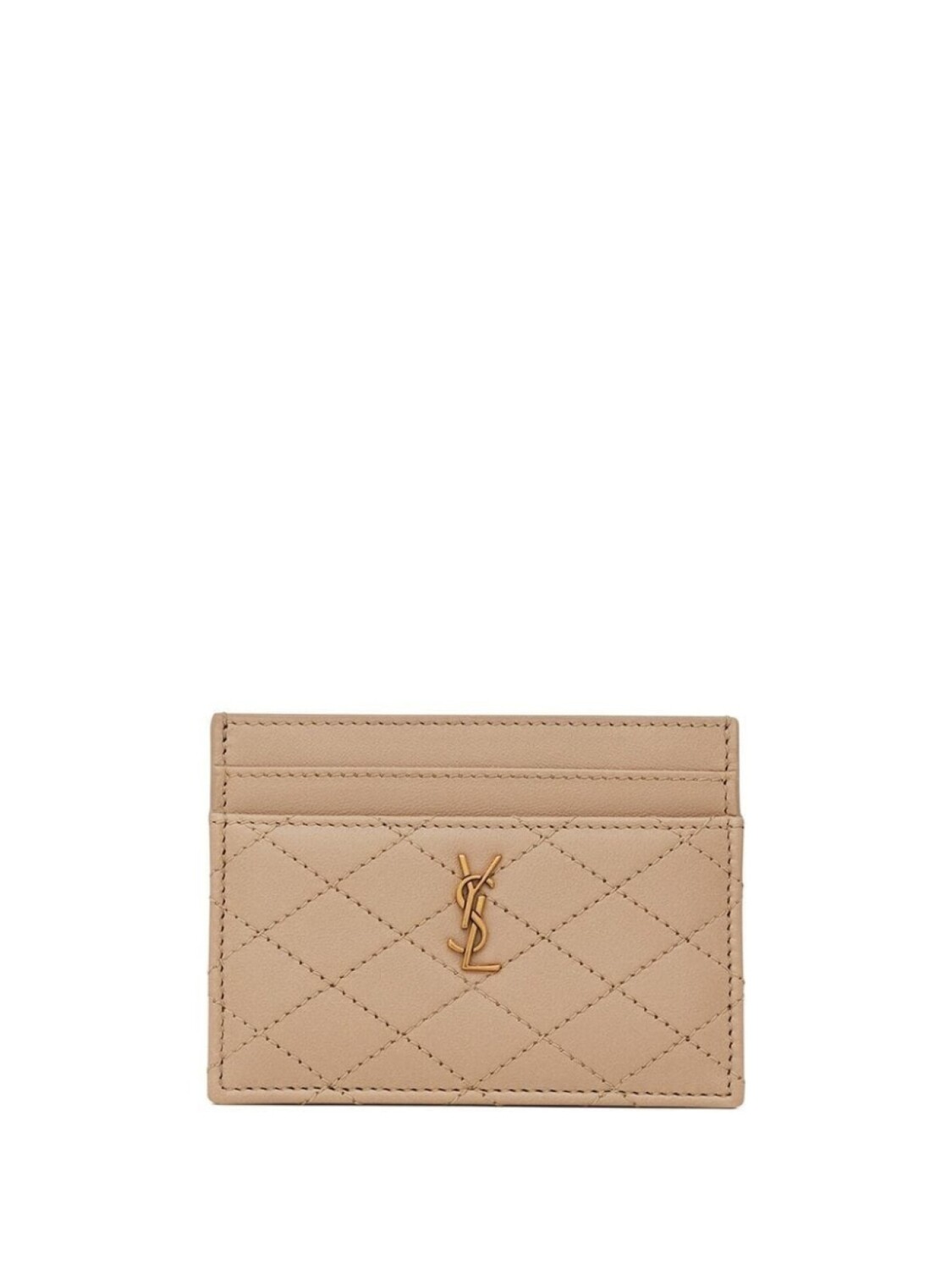 

Saint Laurent картхолдер с логотипом, нейтральный цвет