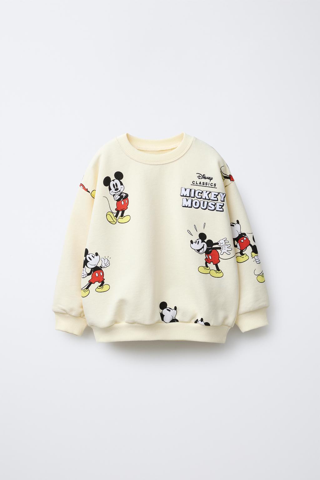

Толстовка с микки маусом disney ZARA, белый