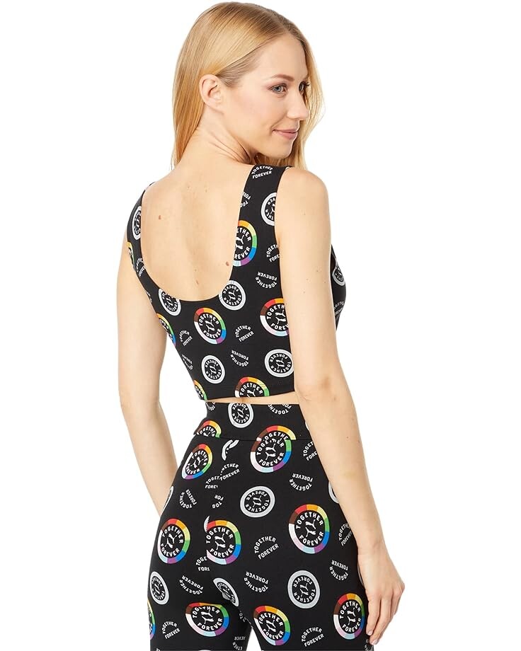 

Бралетт PUMA Pride All Over Print Bralette, цвет Puma Black