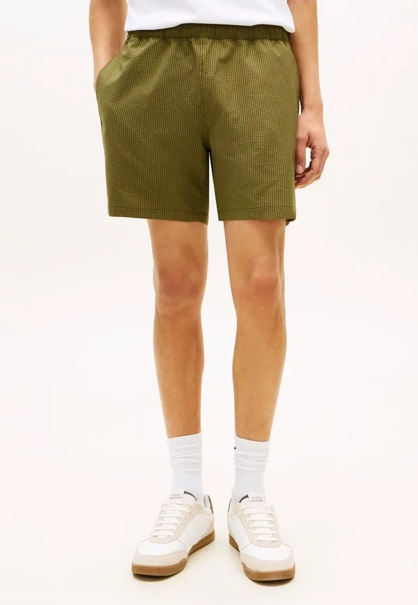 Шорты из высококачественной жатой ткани dover Tommy Hilfiger, Dark Artichoke/Grey