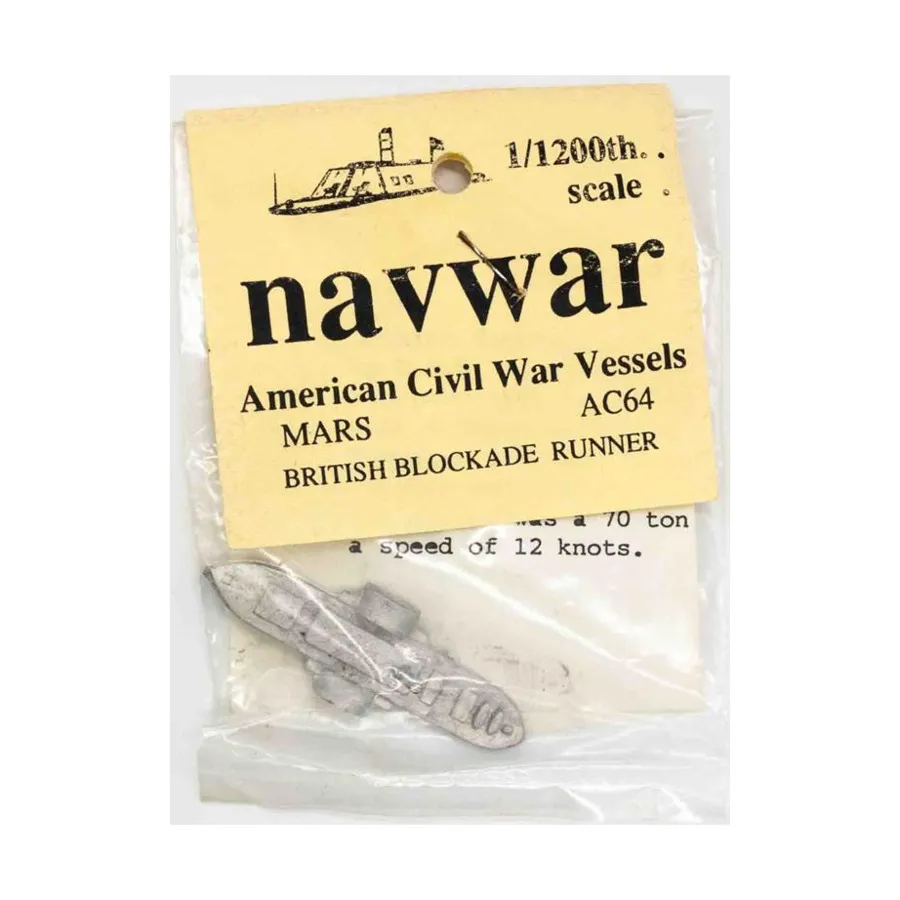 

Марс — британский блокадный бегун, American Civil War Vessels (1:1200) (NavWar)