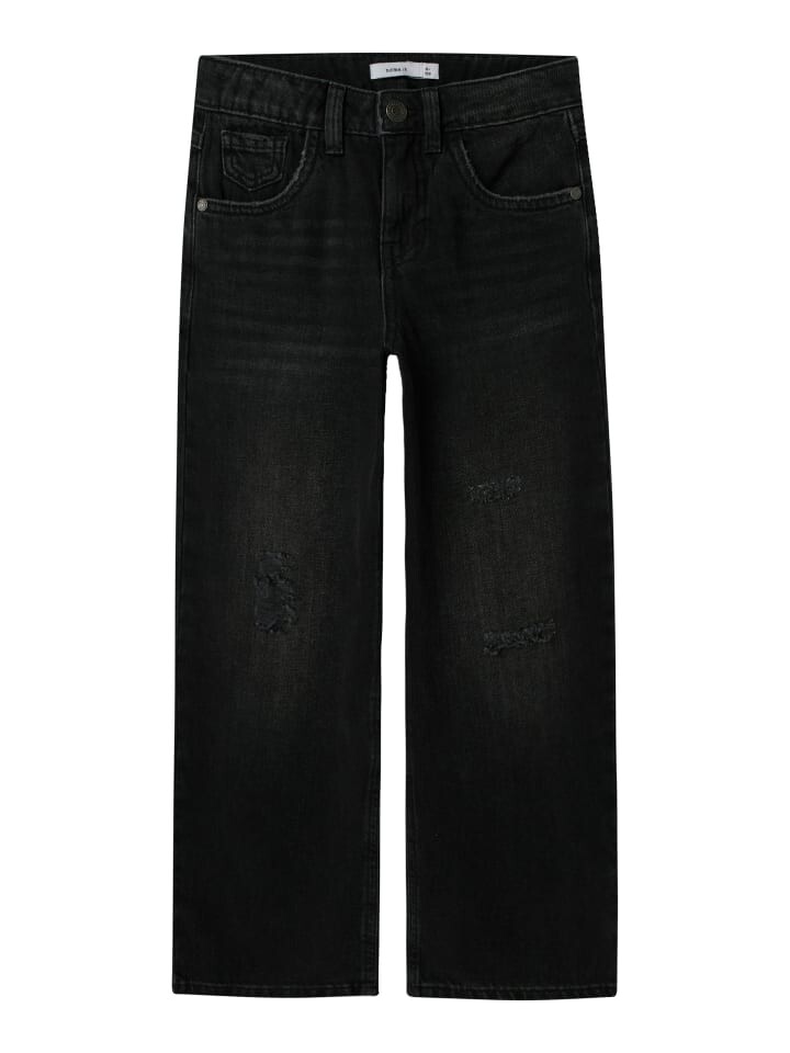

Джинсы name it Wide Leg Jeanshose, цвет black denim
