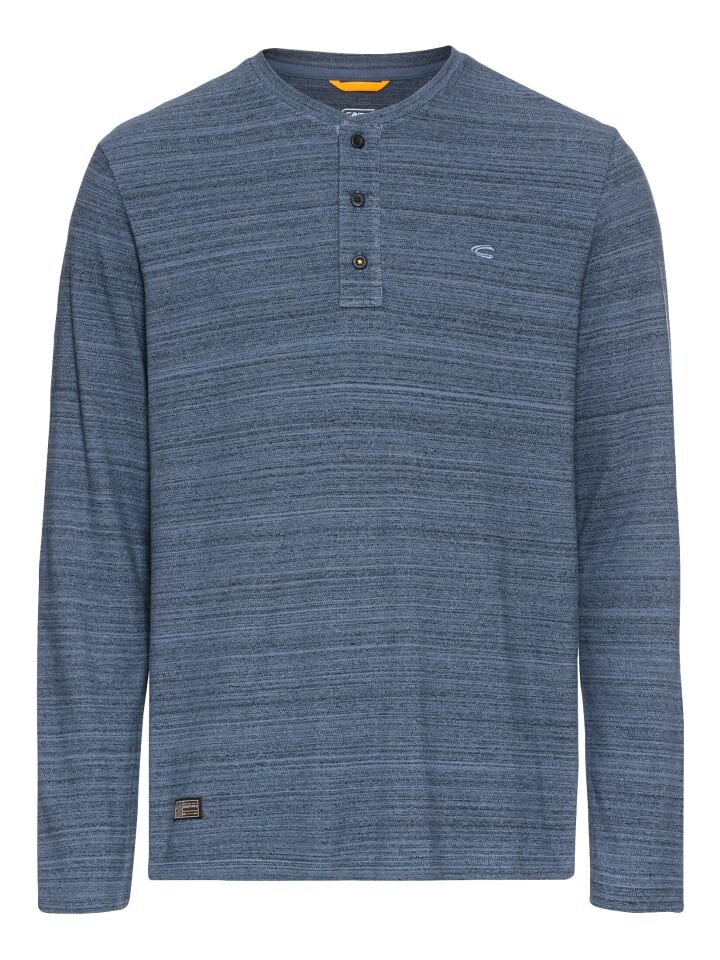 

Футболка Camel Active Henley Langarmshirt, цвет jeans blau