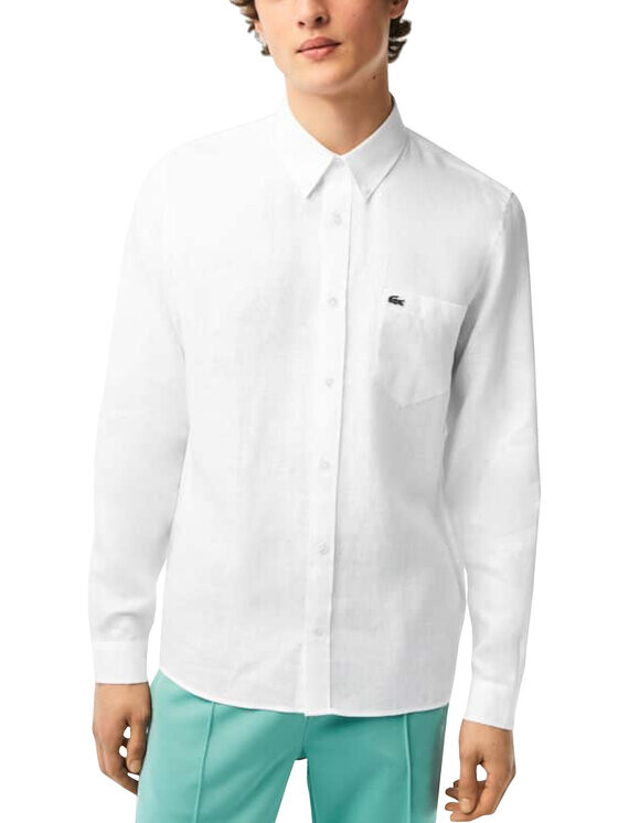 

Рубашка стандартного кроя Lacoste, белый