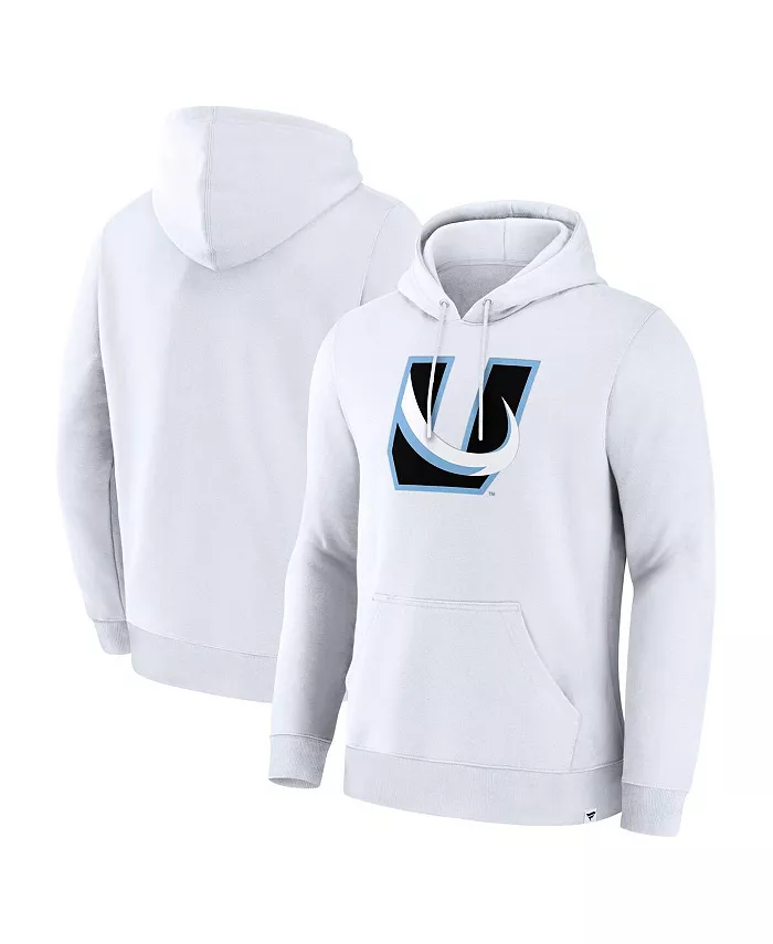 

Мужская белая толстовка с капюшоном Legacy Fleece с альтернативным логотипом Utah Mammoth Fanatics