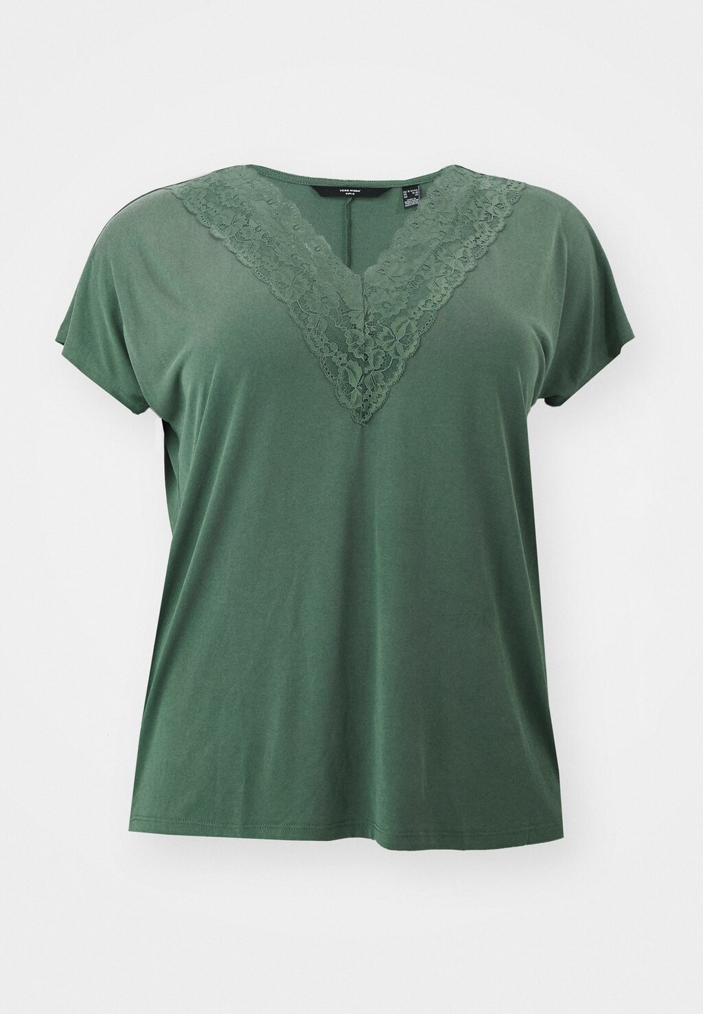 

Футболка с принтом VMCFILLI Vero Moda Curve, зеленый