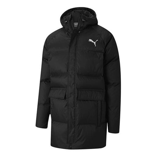 

Куртка solid down jacket 'black white' Puma, черный
