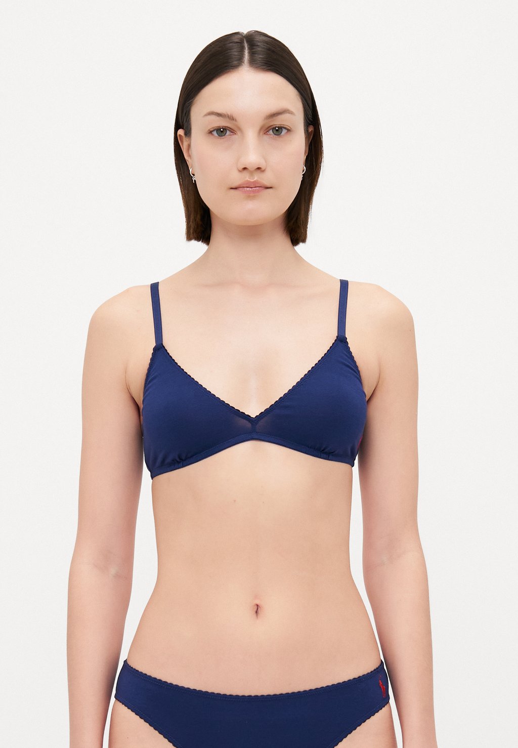 

Треугольный бюстгальтер BRALETTE Polo Ralph Lauren, темно-синий