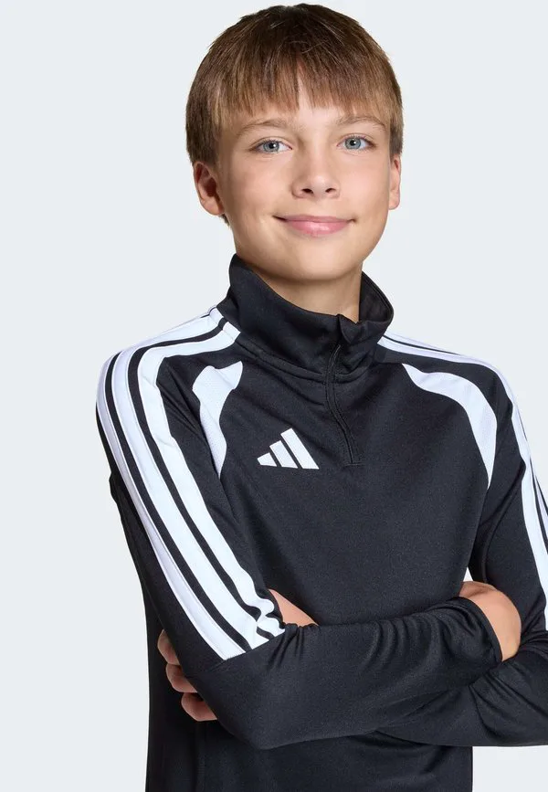 Футболка с длинными рукавами для тренировок лиги tiro26 Adidas Performance, Black/White — фото 3