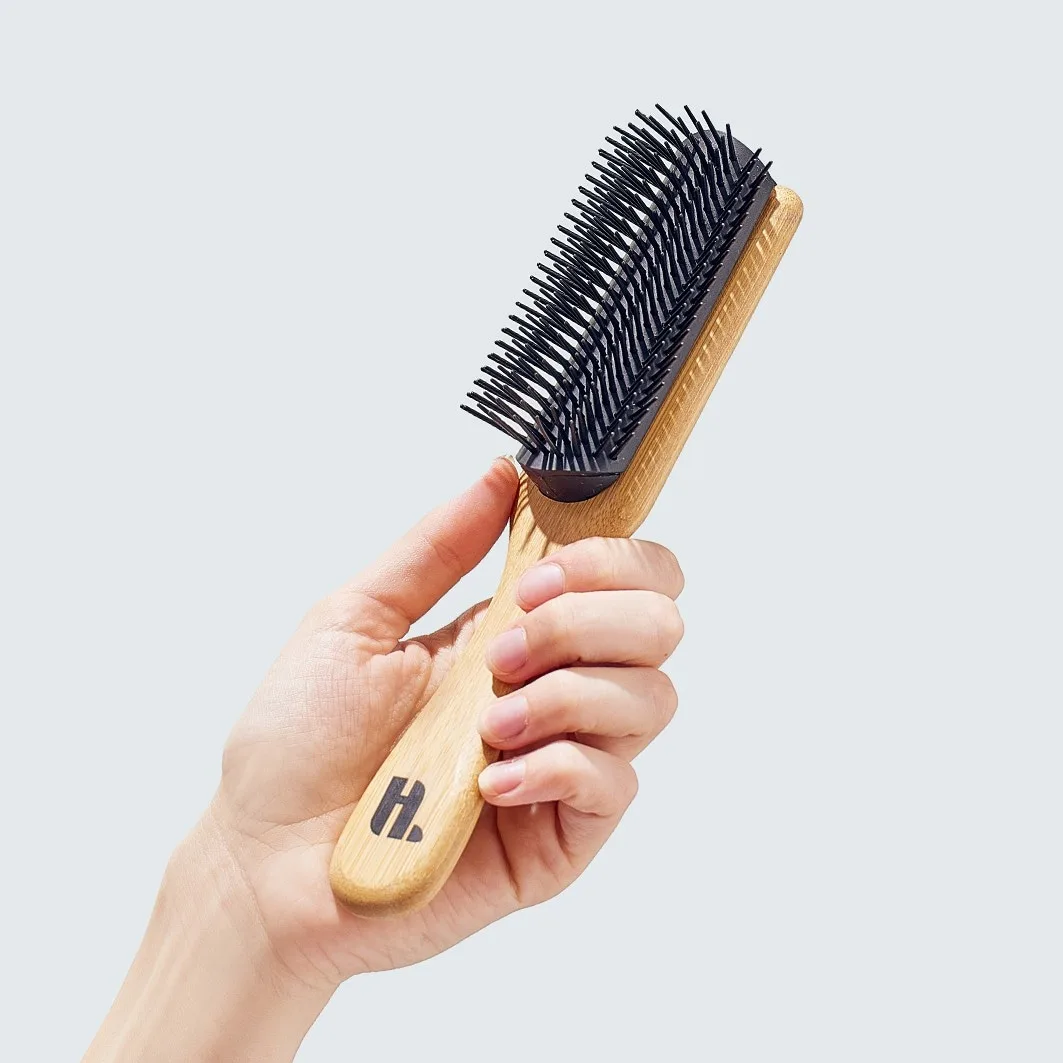 Плоская/Лопатчатая кисть, бамбуковая кисть для растушевки Hairlust, 150 гр — фото 3