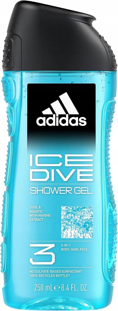 Подарочный набор Adidas ICE DIVE для мужчин из 3 рождественских товаров — фото 3