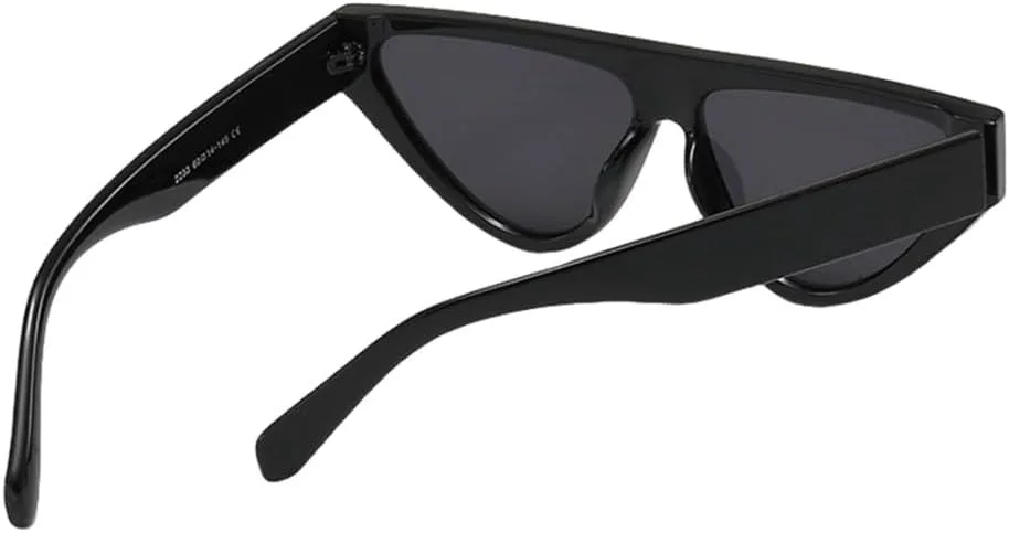 

Солнцезащитные очки треугольной формы с имитацией древесной текстуры 2027 года, мужские и женские, модные очки с защитой от УФ-излучения UV400 MTZJH, White