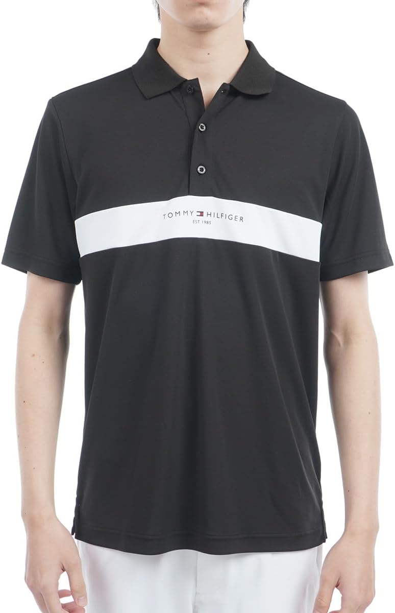 

Мужская поло-рубашка Tommy Hilfiger Golf Classic THMA514 Essential с коротким рукавом, черный