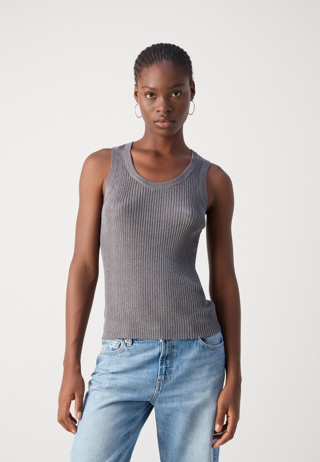 

Топ IMANJA TANK Mos Mosh, антрацит