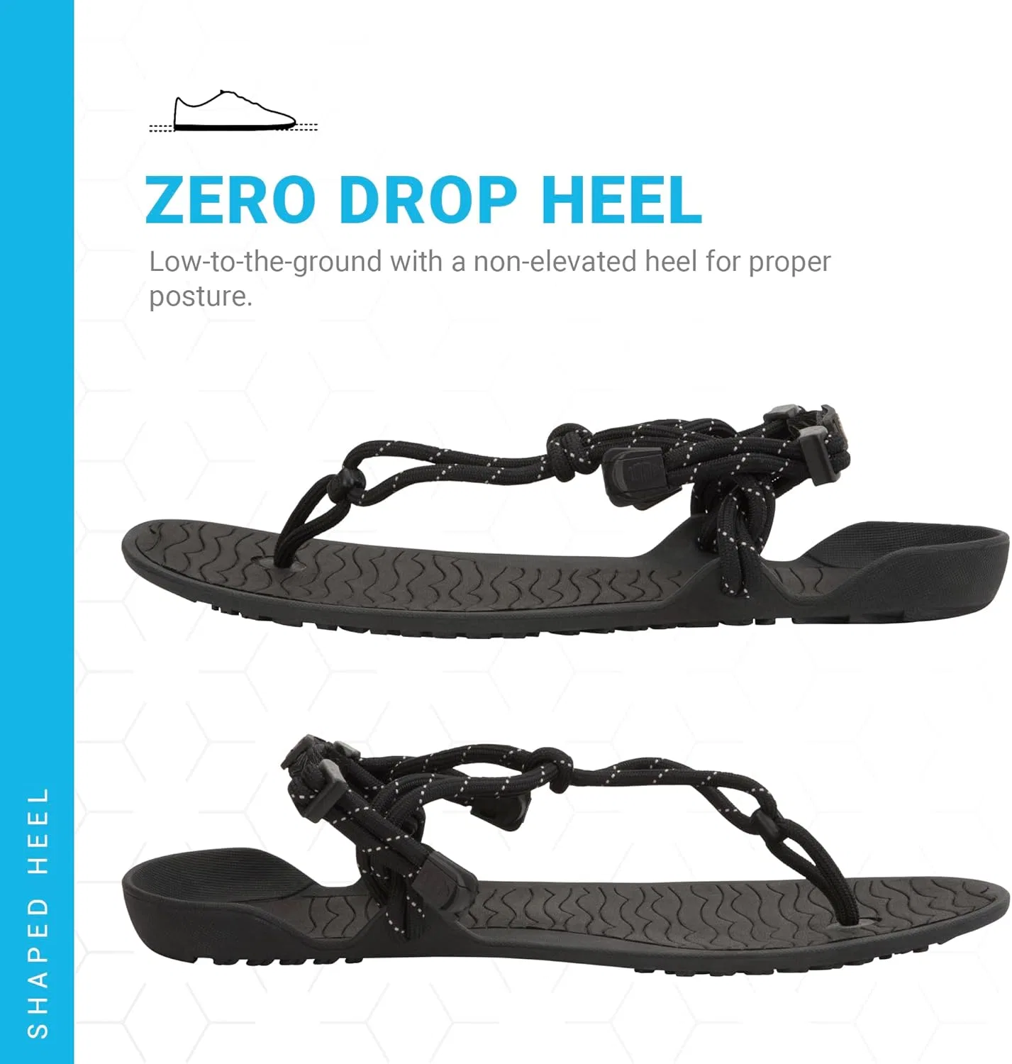 Сандалии водонепроницаемые Xero Shoes, Black — фото 4