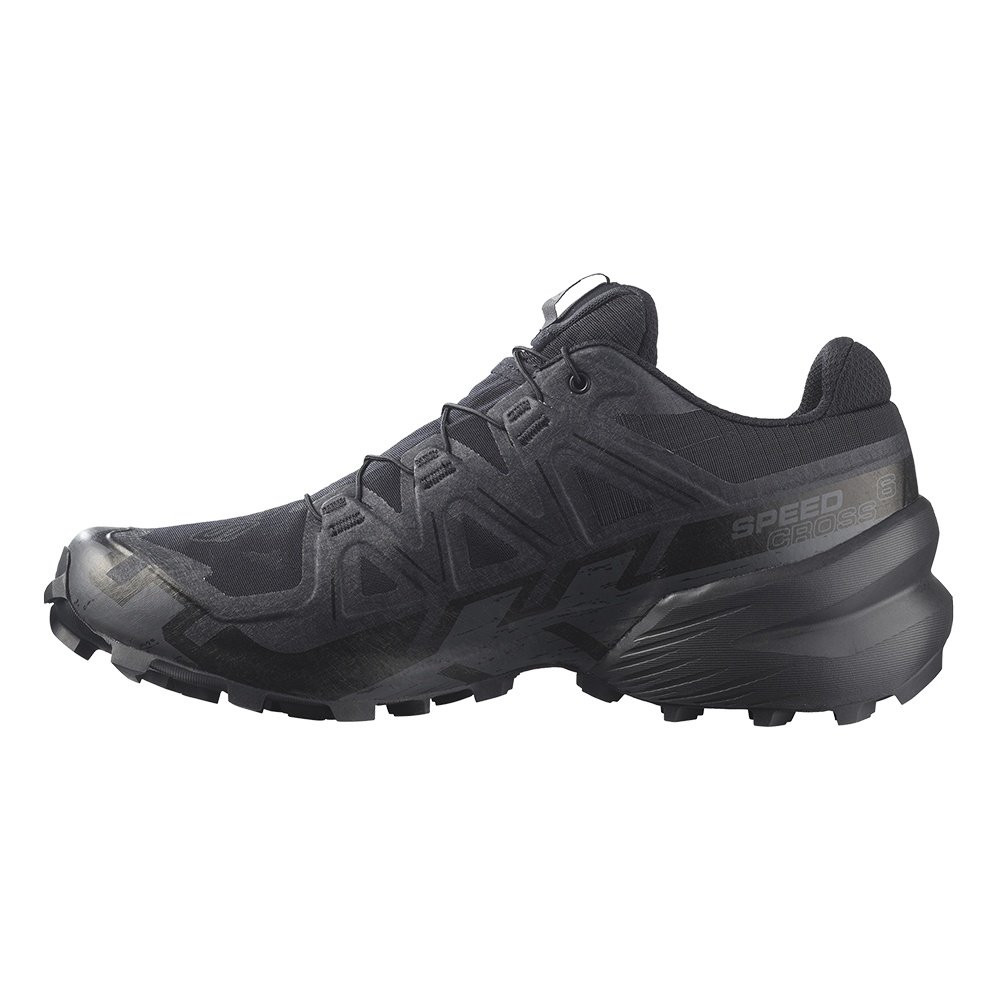 Кроссовки для трейлраннинга Salomon Speedcross 6 GORE-TEX (мужские), Black/Black — фото 4