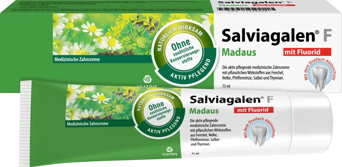 

Зубная паста Мадаус Ф 75мл Salviagalen