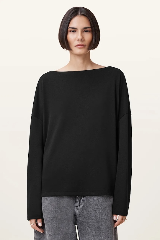 

Лонгслив Rita Allsaints, черный