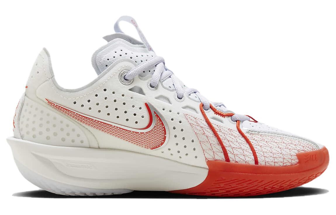 Nike Air Zoom G.T. Баскетбольные кроссовки Cut 3 унисекс, Белый/Красный — фото 2