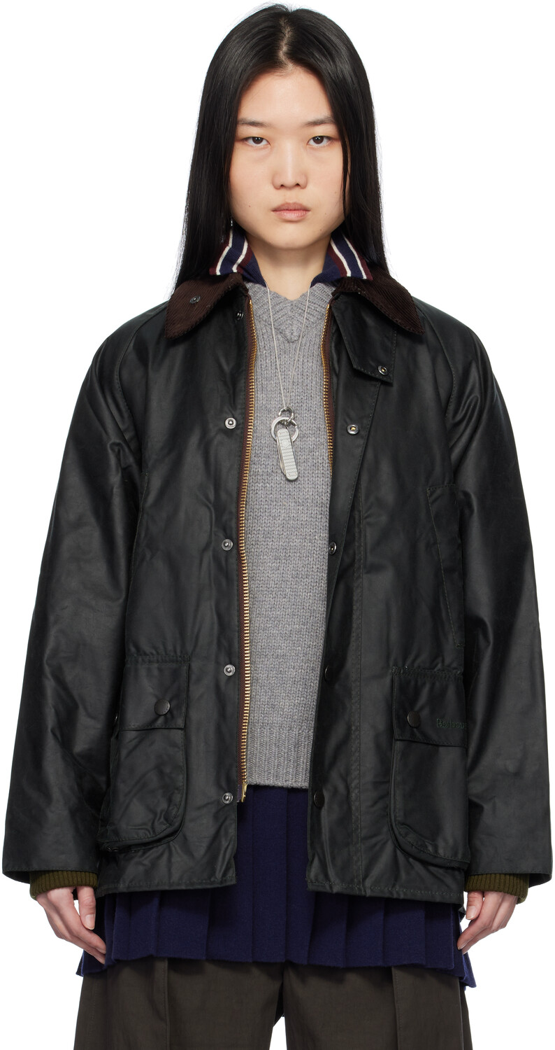 

Черная вощеная куртка Bedale Barbour