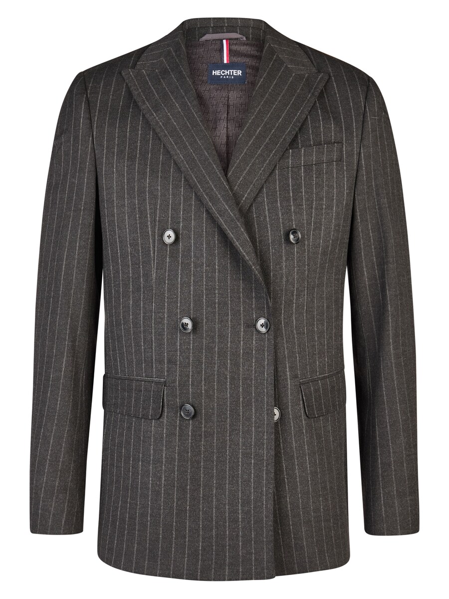

Приталенный деловой блейзер HECHTER PARIS, светло-серый/темно-серый