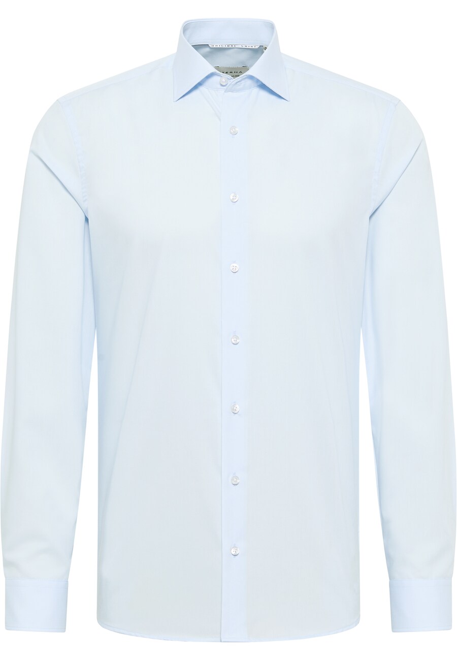 

Рубашка Slim Fit на пуговицах ETERNA, светло-голубой
