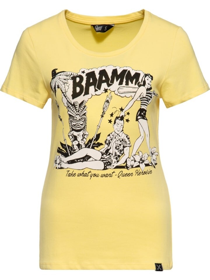 

Футболка Queen Kerosin Shirt, желтый