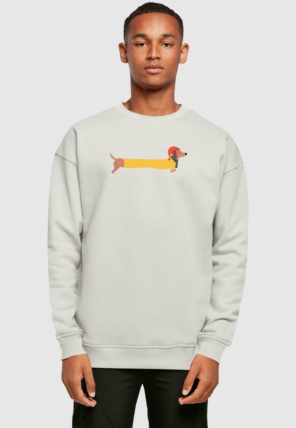 

Толстовка CHRISTMAS DOG CREWNECK Merchcode, светло-серый