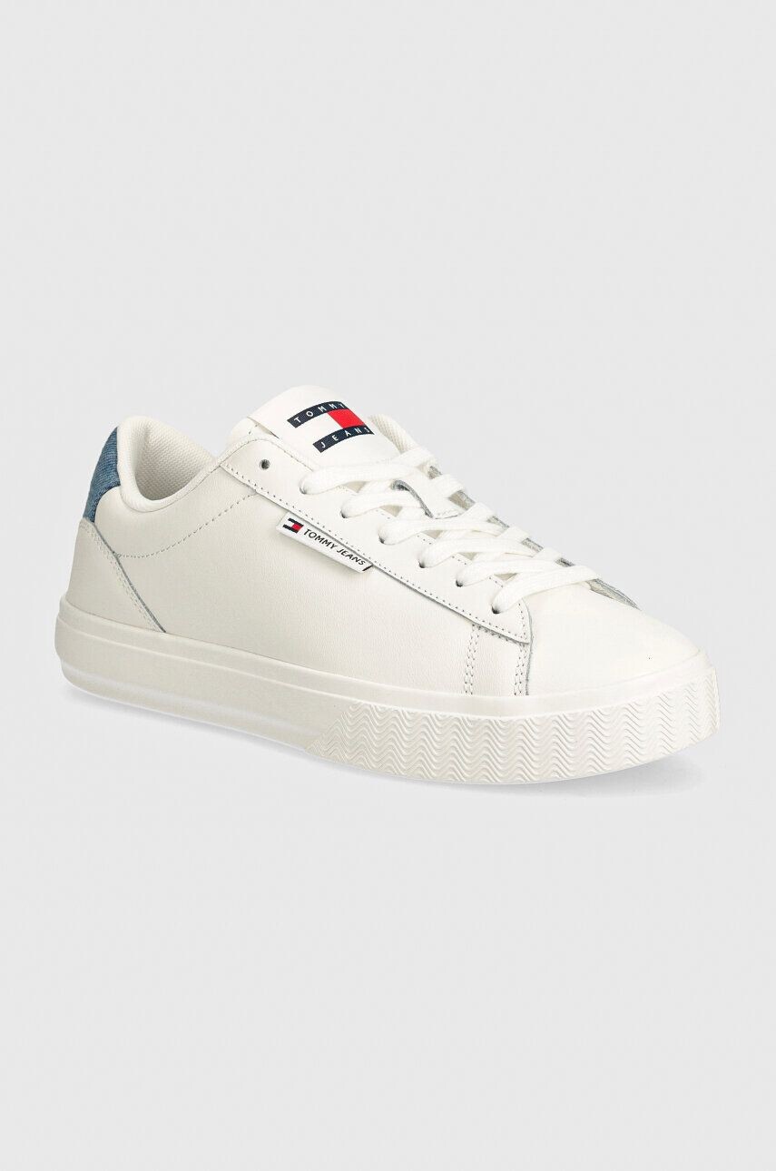 

Кожаные кроссовки Tommy Jeans TJW CUPSOLE SNEAKER DENIM, белый