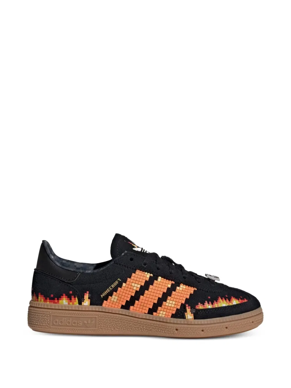 Специальные кроссовки Minecraft для гандбола Adidas Kids, черный