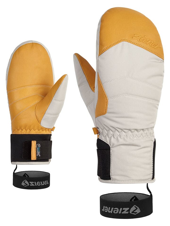 

Рукавицы Ziener Ski-/ Snowboardfäustlinge Kalea, цвет Beige/Orange