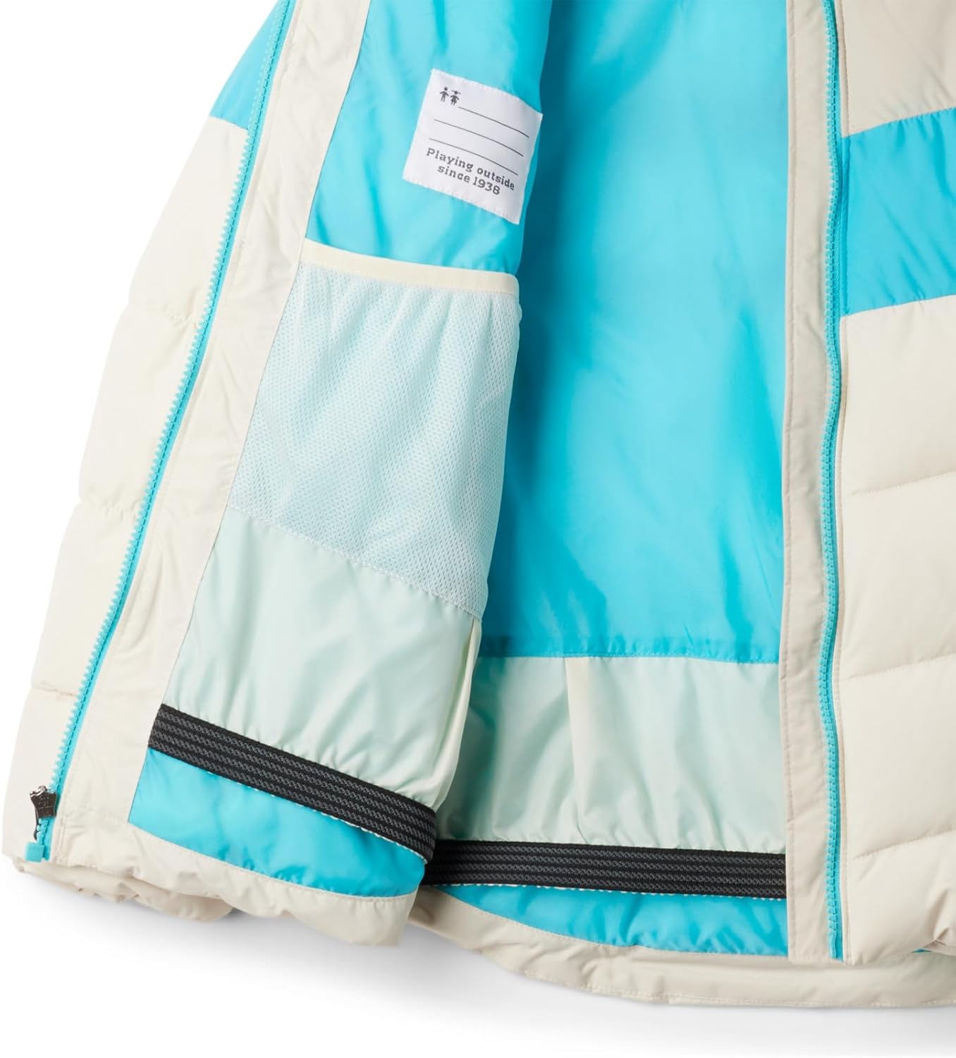 Куртка Columbia girls Arctic Blast III, Chalk/Geyser/Dark Stone — фото 3