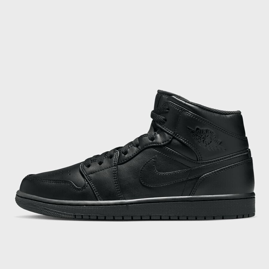 

Кроссовки Air Jordan 1 Mid JORDAN, цвет black/black/black