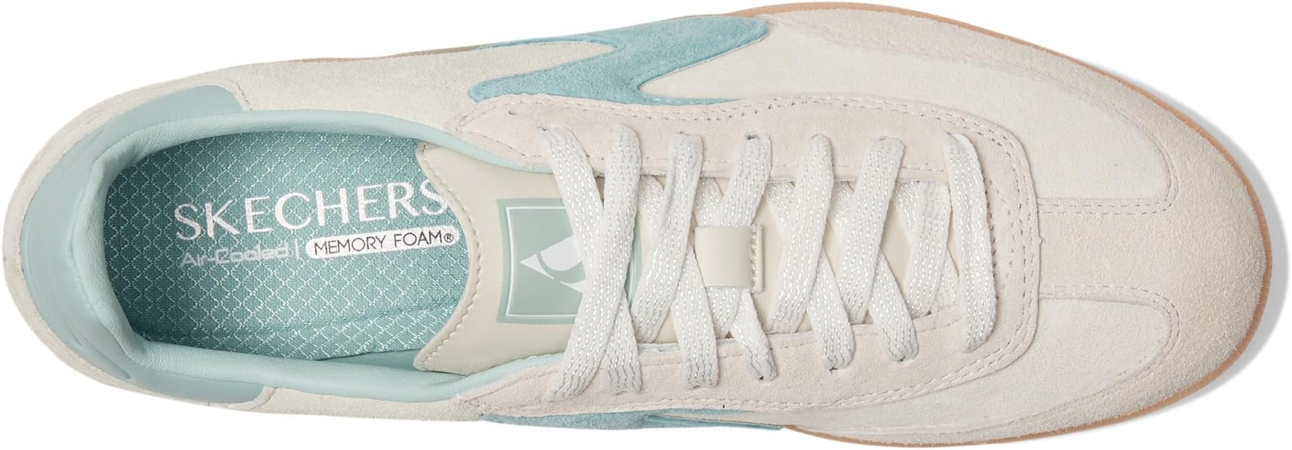 Кроссовки SKECHERS Hotshot, цвет Natural/Aqua — фото 2