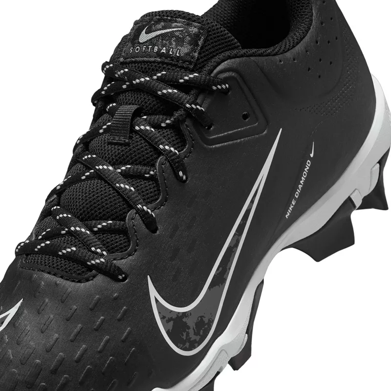 Женские софтбольные бутсы для софтбола Nike Hyperdiamond 4 Keystone, цвет Black/Platinum — фото 4