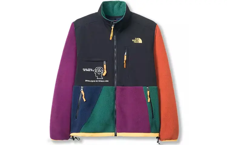 

Куртка Brain Dead X унисекс многоцветная The North Face, цвет Multicolor