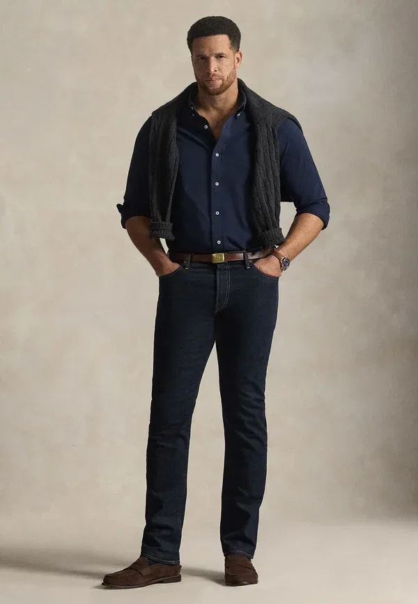 Футболка Polo Ralph Lauren Big & Tall, цвет авиатор navy — фото 2