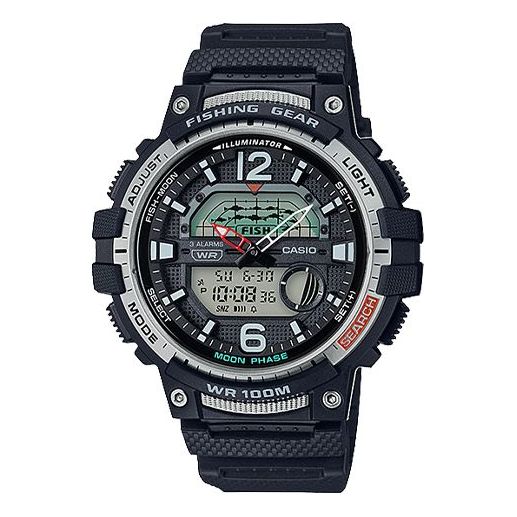 

Часы CASIO Sports Quartz Waterproof Mens Black Analog/Digital Combo, черный