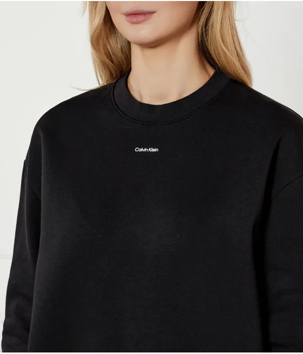Толстовка гнома Loose fit Calvin Klein, черный — фото 4